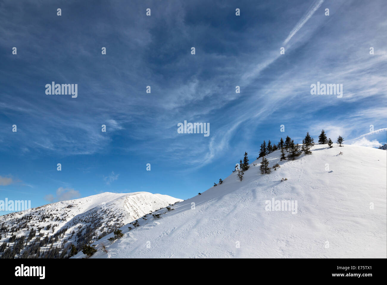 Leobnergipfel montagna, Eisenerzer Alpen montagne, Stiria, Austria Foto Stock
