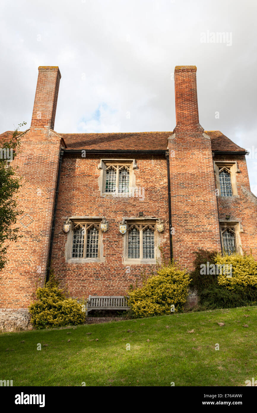 Scuola Ewelme, est. 1437, il più antico edificio scolastico nel Regno Unito ancora in uso come una scuola. Ewelme, Oxfordshire, Inghilterra, GB, UK. Foto Stock