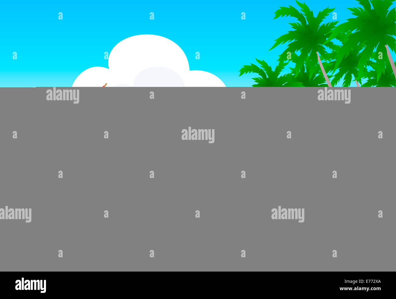 Paesaggio tropicale Foto Stock