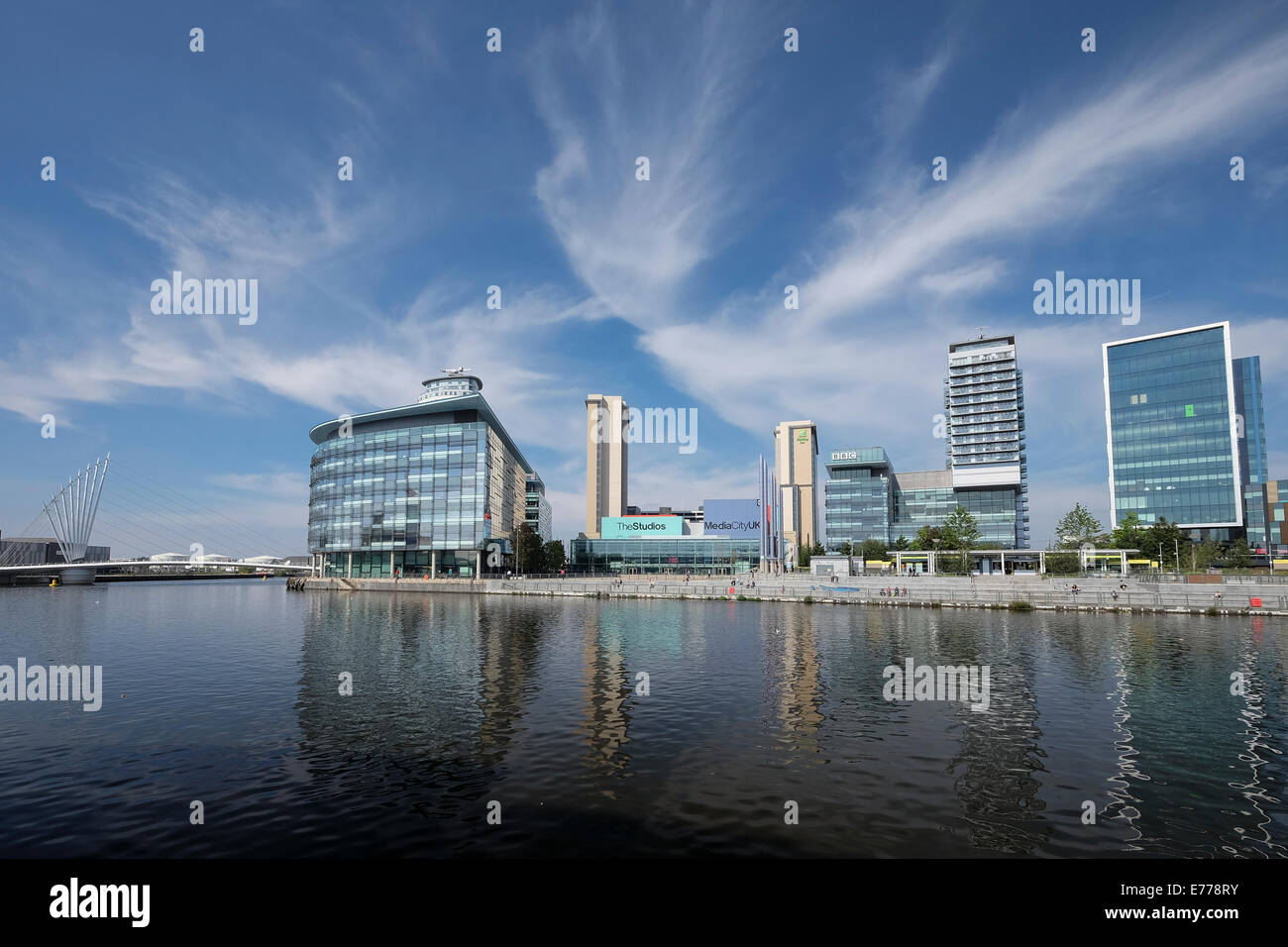 Media City Manchester, Salford Quays Foto Stock