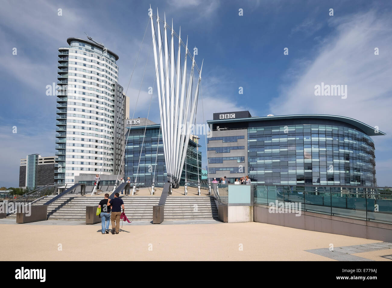 Manchester Salford Quays Foto Stock