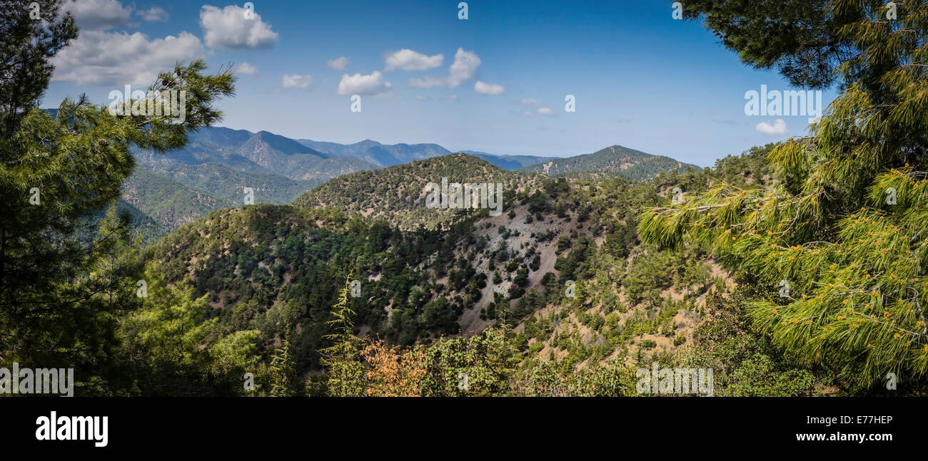 I Monti Troodos di Cipro Foto Stock