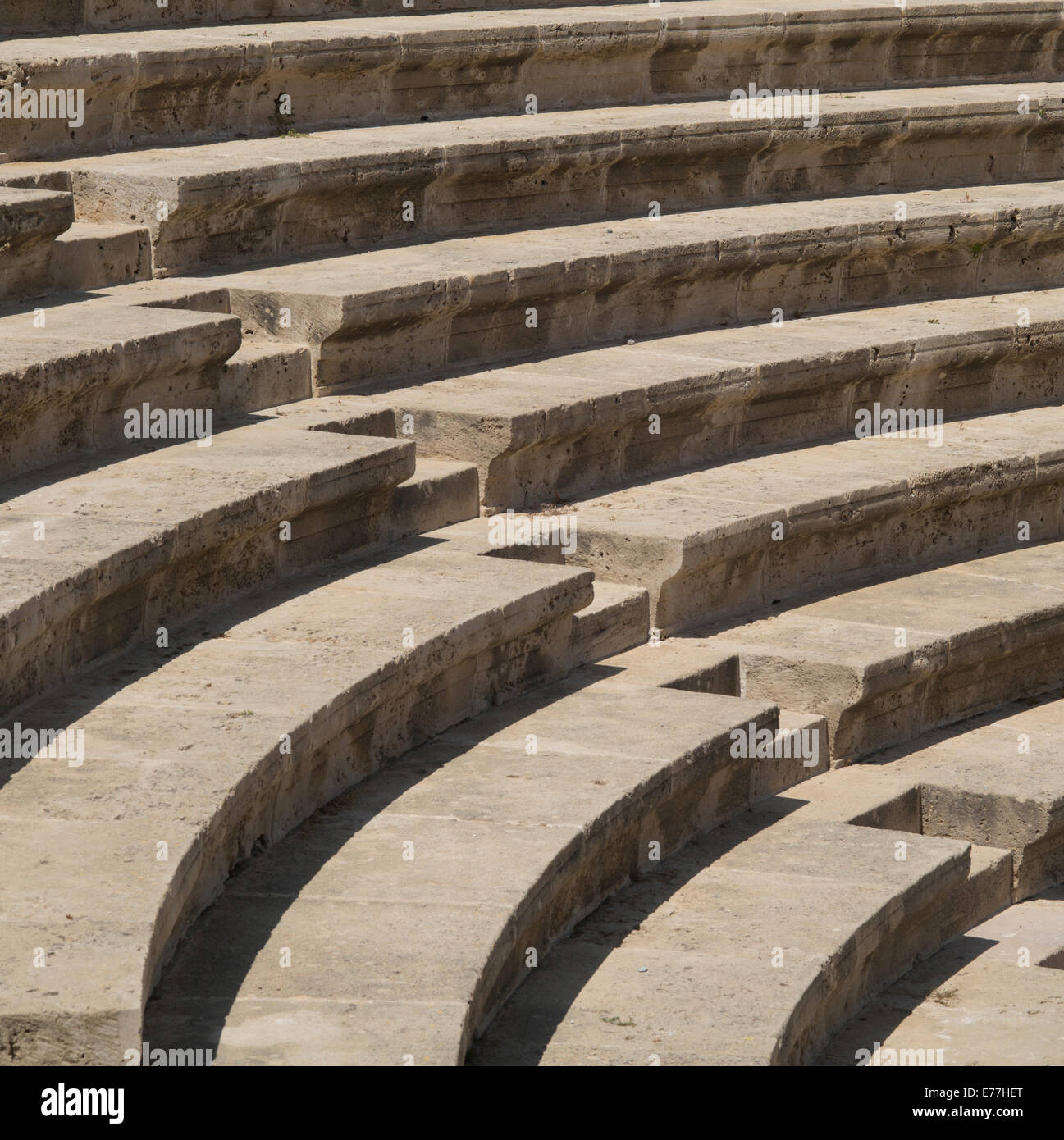 Anfiteatro di Kourion sito archeologico di Cipro. Foto Stock