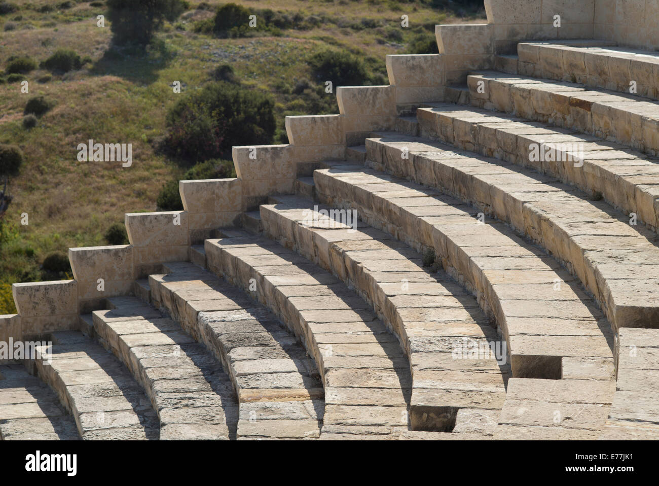 Anfiteatro di Kourion sito archeologico di Cipro. Foto Stock