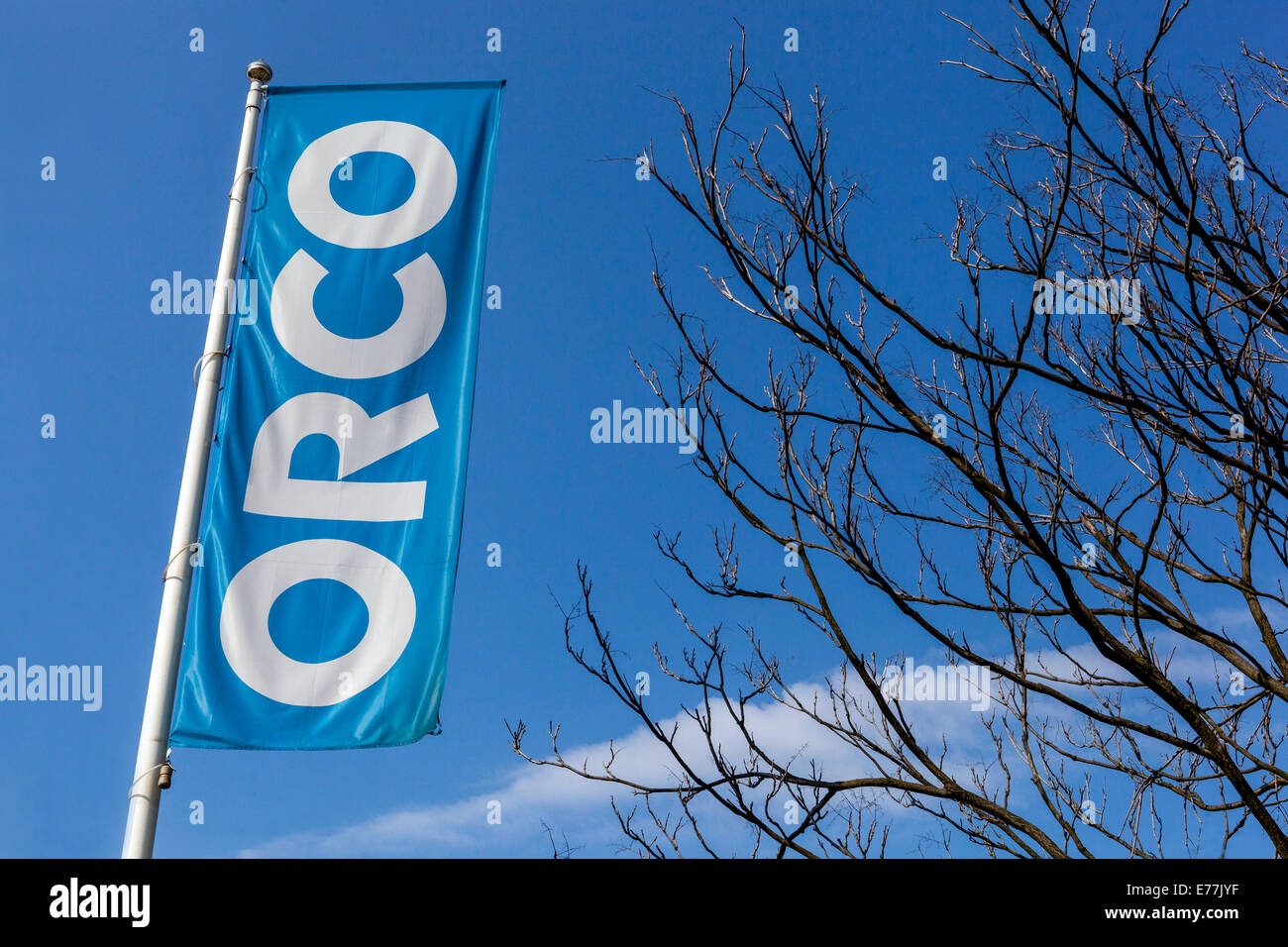 Orco company, logo segno Praga Foto Stock