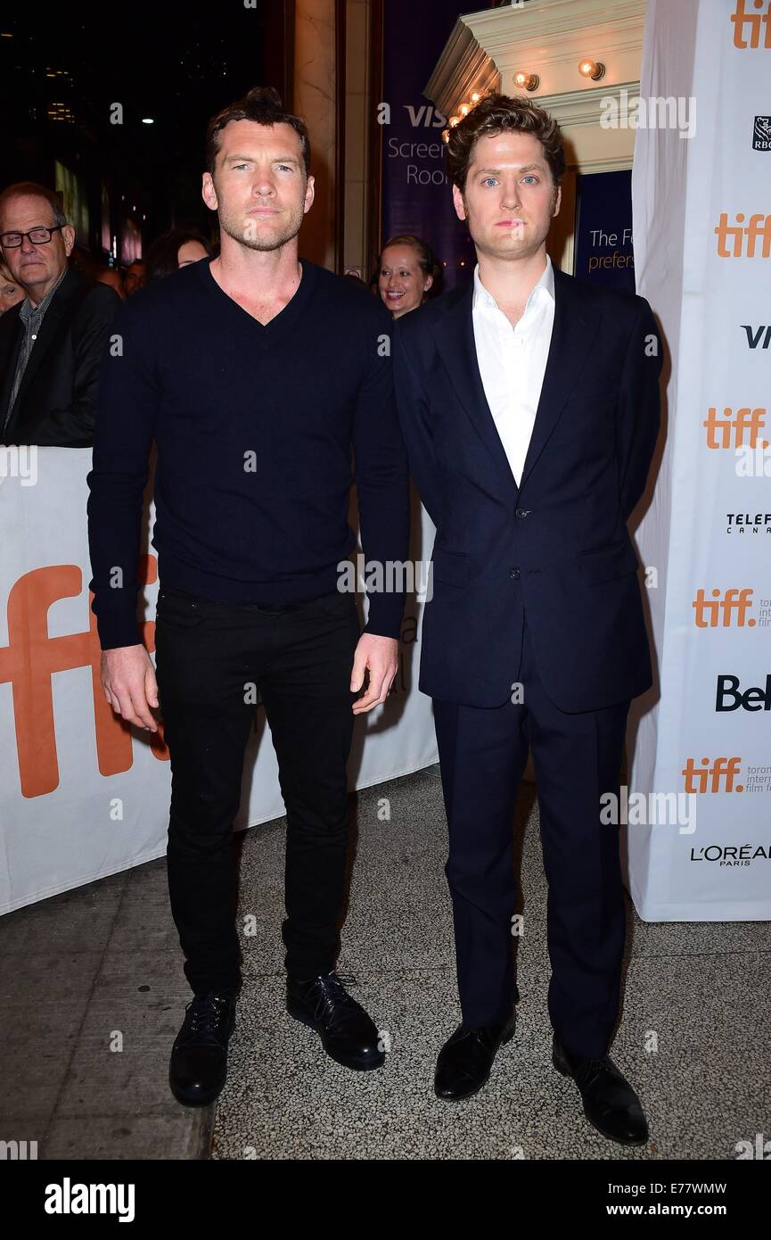 Toronto, ON. 8 Sep, 2014. Sam Worthington, Kyle Soller presso gli arrivi per la tenuta camera premiere al Toronto International Film Festival 2014, Visa Screening Room (Elgin Teatro), Toronto, il 8 settembre 2014. Credito: Gregorio Binuya/Everett raccolta/Alamy Live News Foto Stock