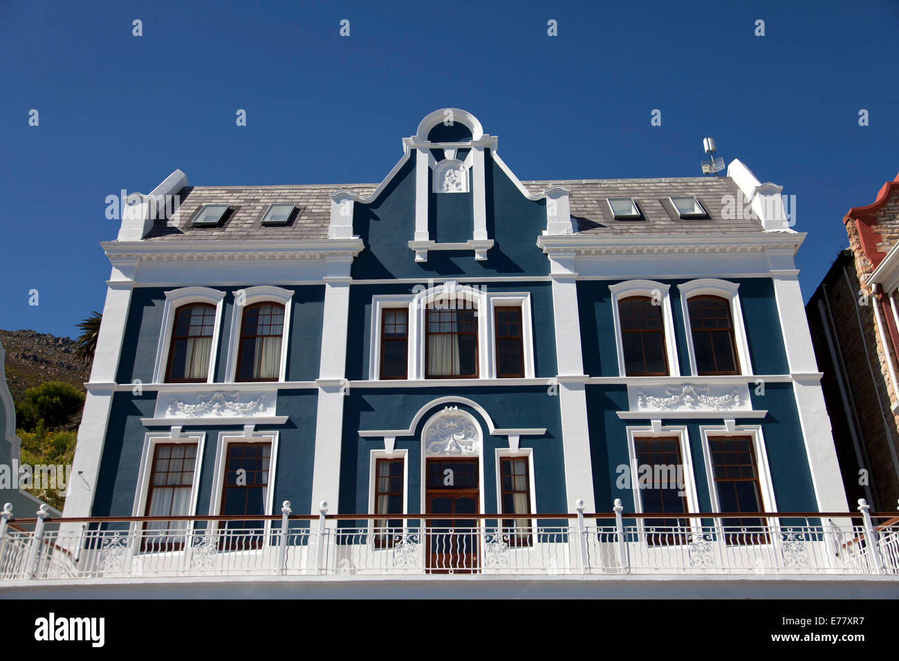 Cape Dutch architecture, Simon's Town, Cape Town, Western Cape, Sud Africa Foto Stock