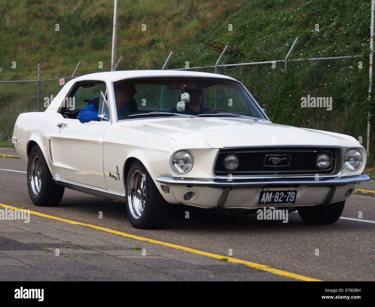 1968 Ford Mustang, licenza AM-82-79 pic1 Foto Stock