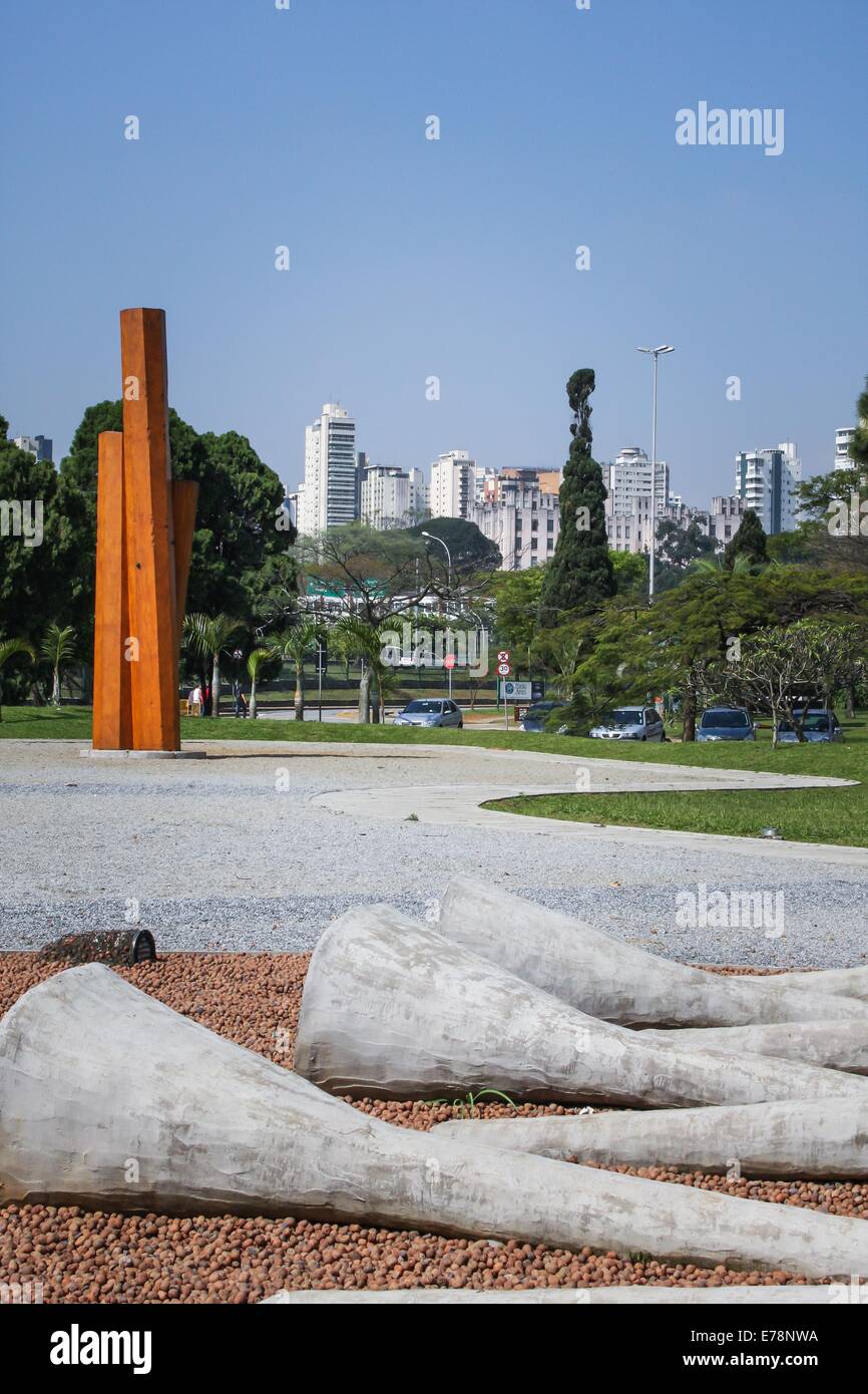 Parco Sculture - sculture nel parco di Ibirapuera Sao Paulo Foto Stock