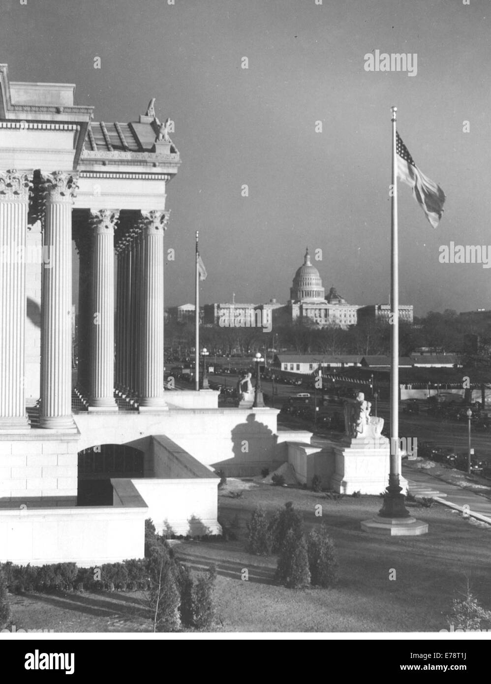 Fotografia del National Archives Building Foto Stock