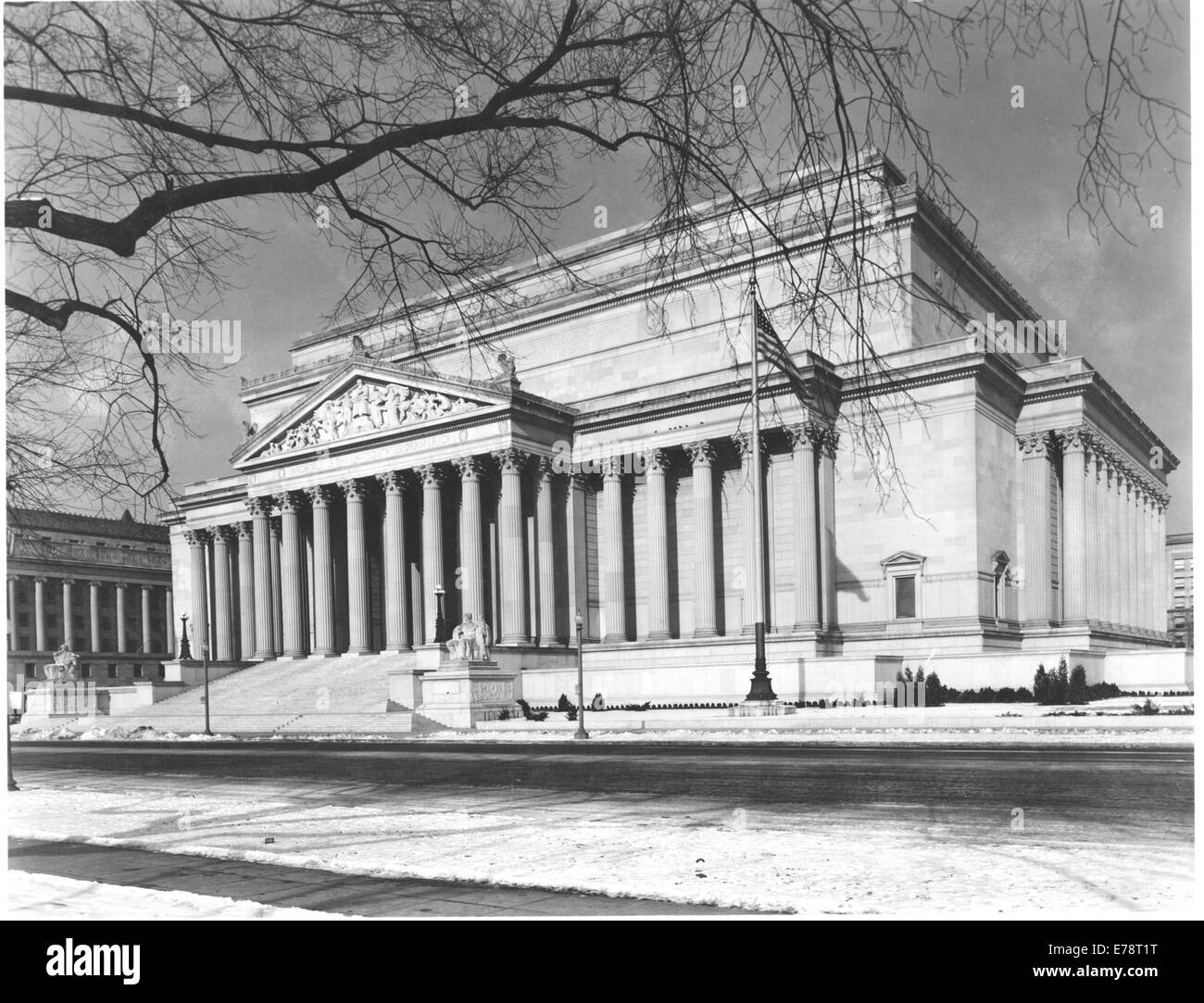 Fotografia del National Archives Building Foto Stock