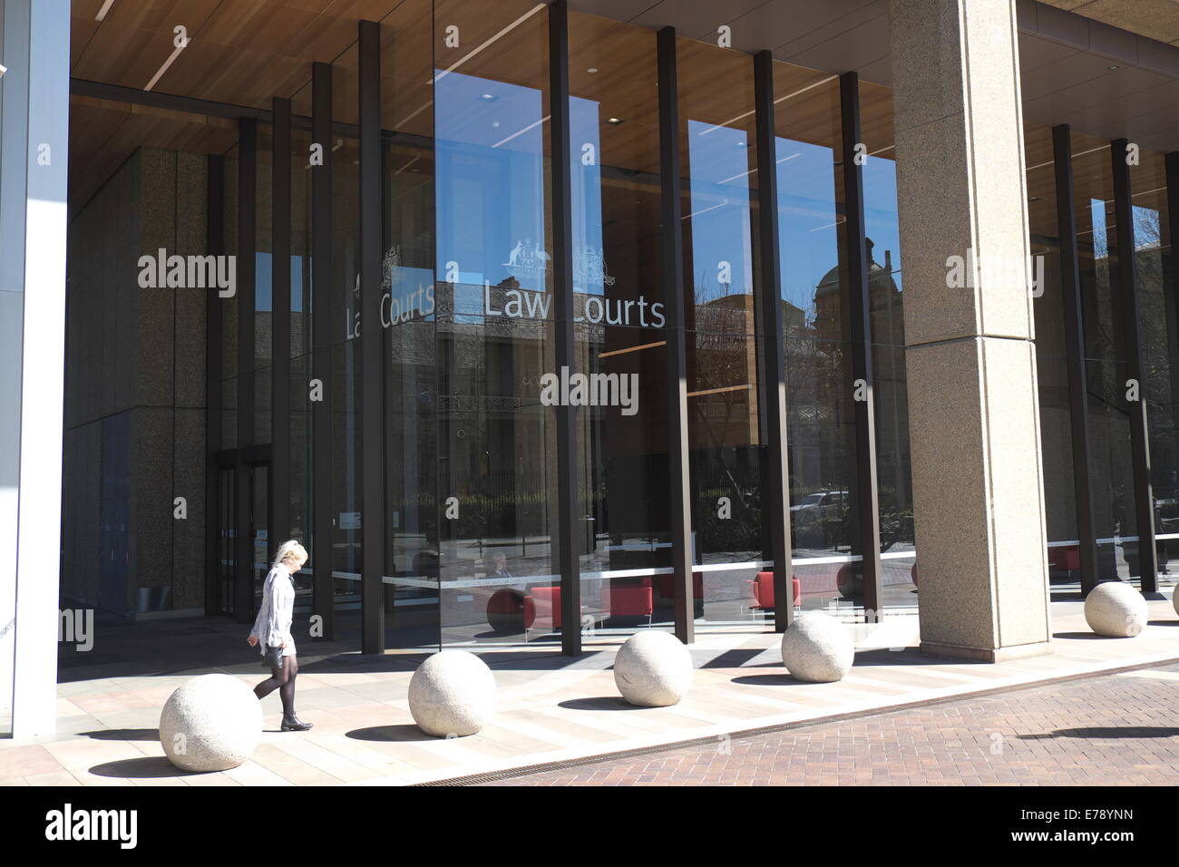 Tribunali in via macquarie, Sydney, nuovo galles del Sud, Australia Foto Stock