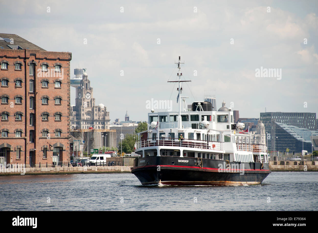 Liverpool Mersey Ferry Boat Snowdrop Foto Stock