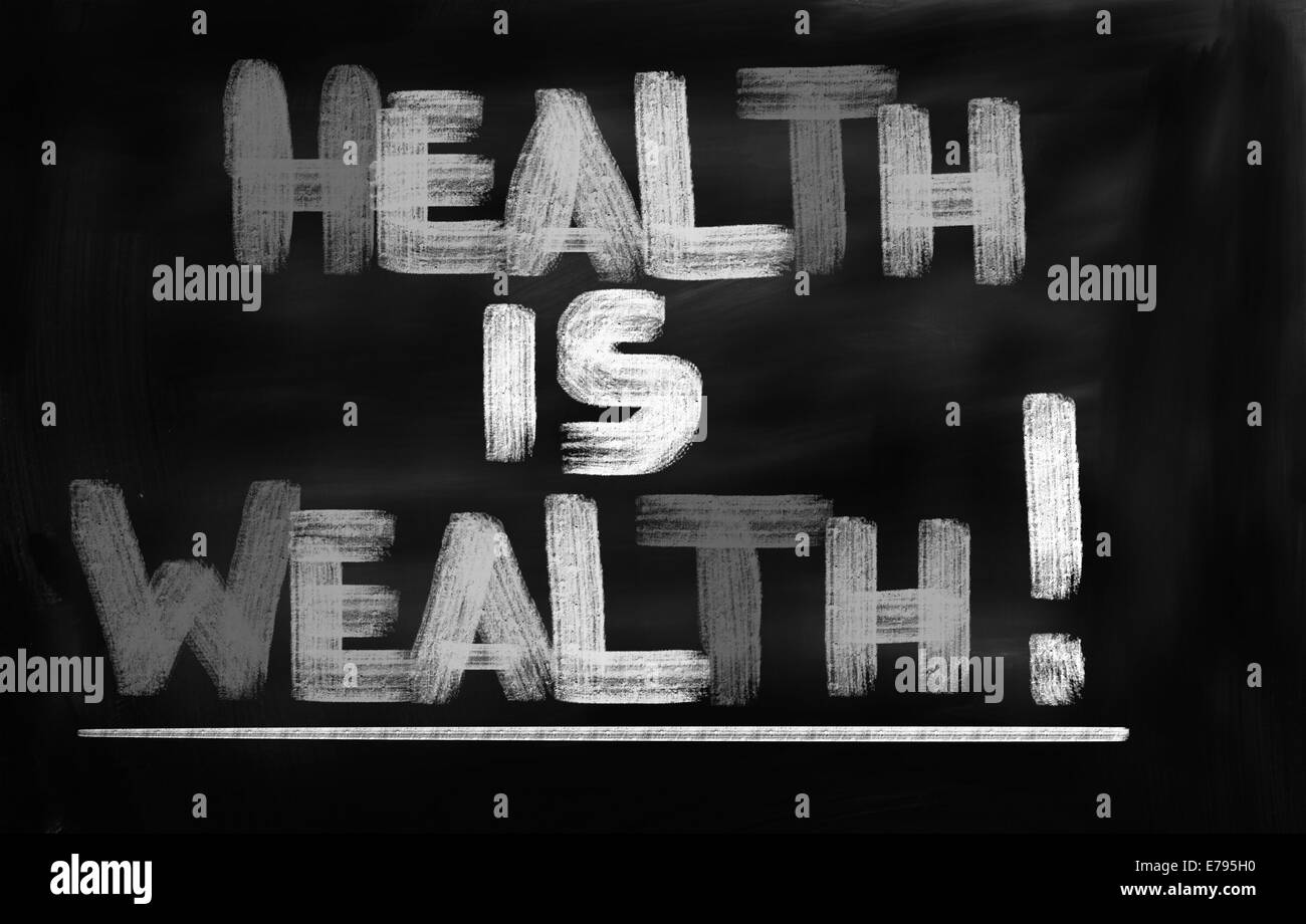 Concetto scritta a mano con Chalk - immagine a colori Foto Stock