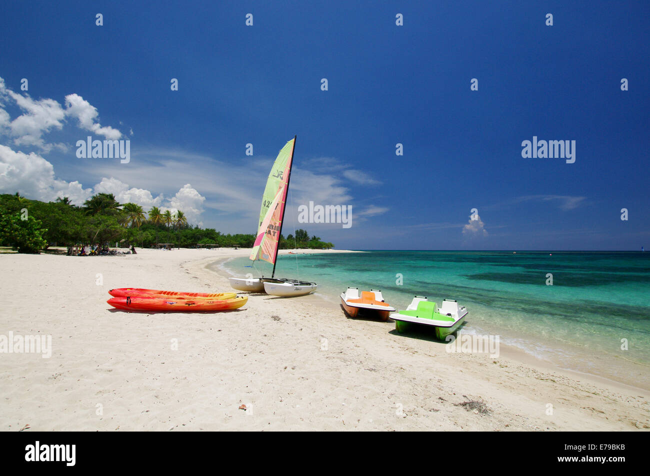 Spiaggia di Playa Jibacoa, Cuba Foto Stock