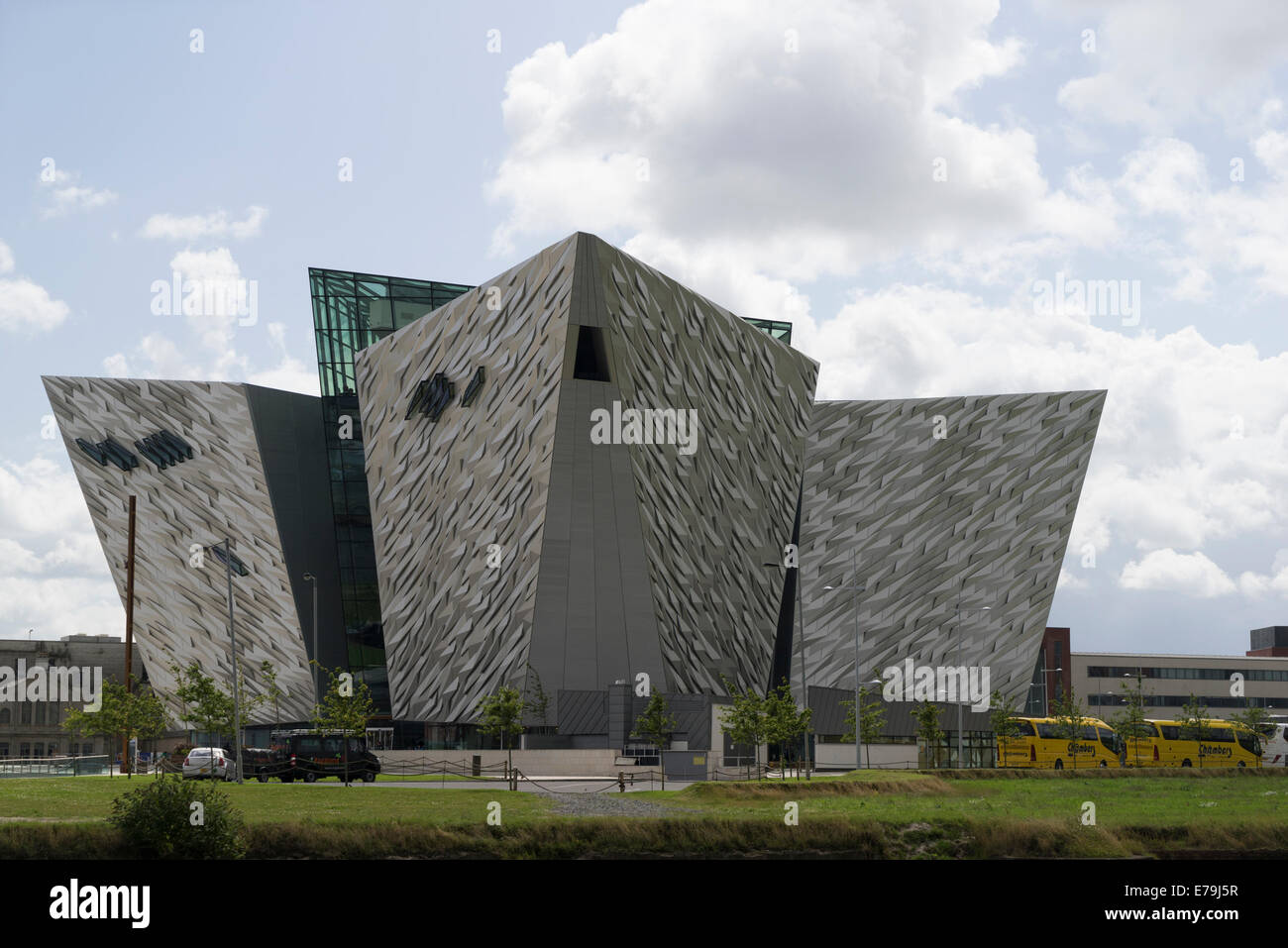 Centro di Titanic Belfast, 12.08.2014 Foto Stock