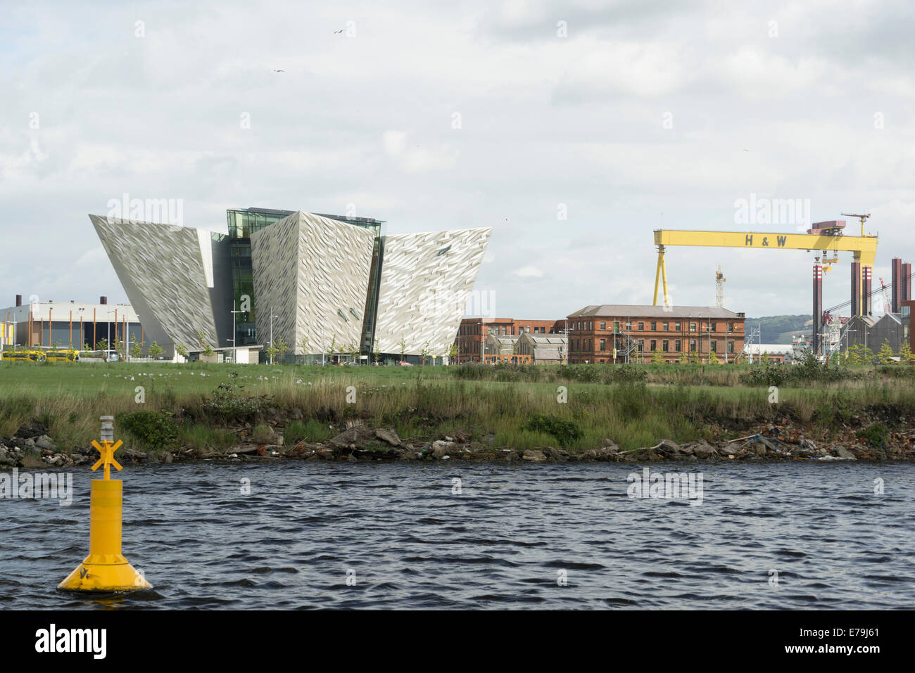 Centro di Titanic Belfast, 12.08.2014 Foto Stock