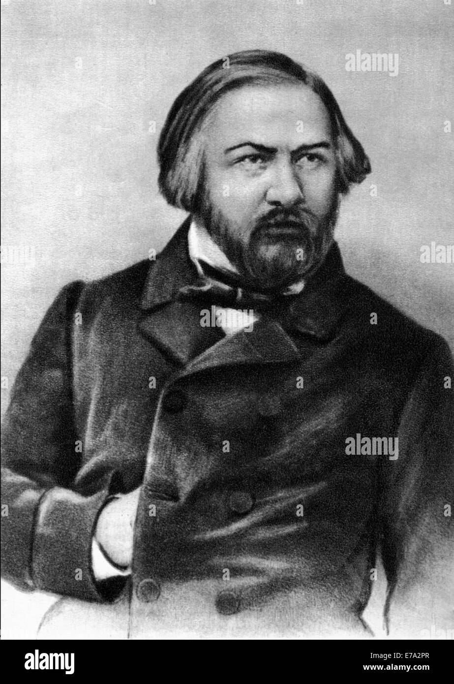 Mikhail Glinka (1804-1857), il compositore russo, Ritratto Foto Stock