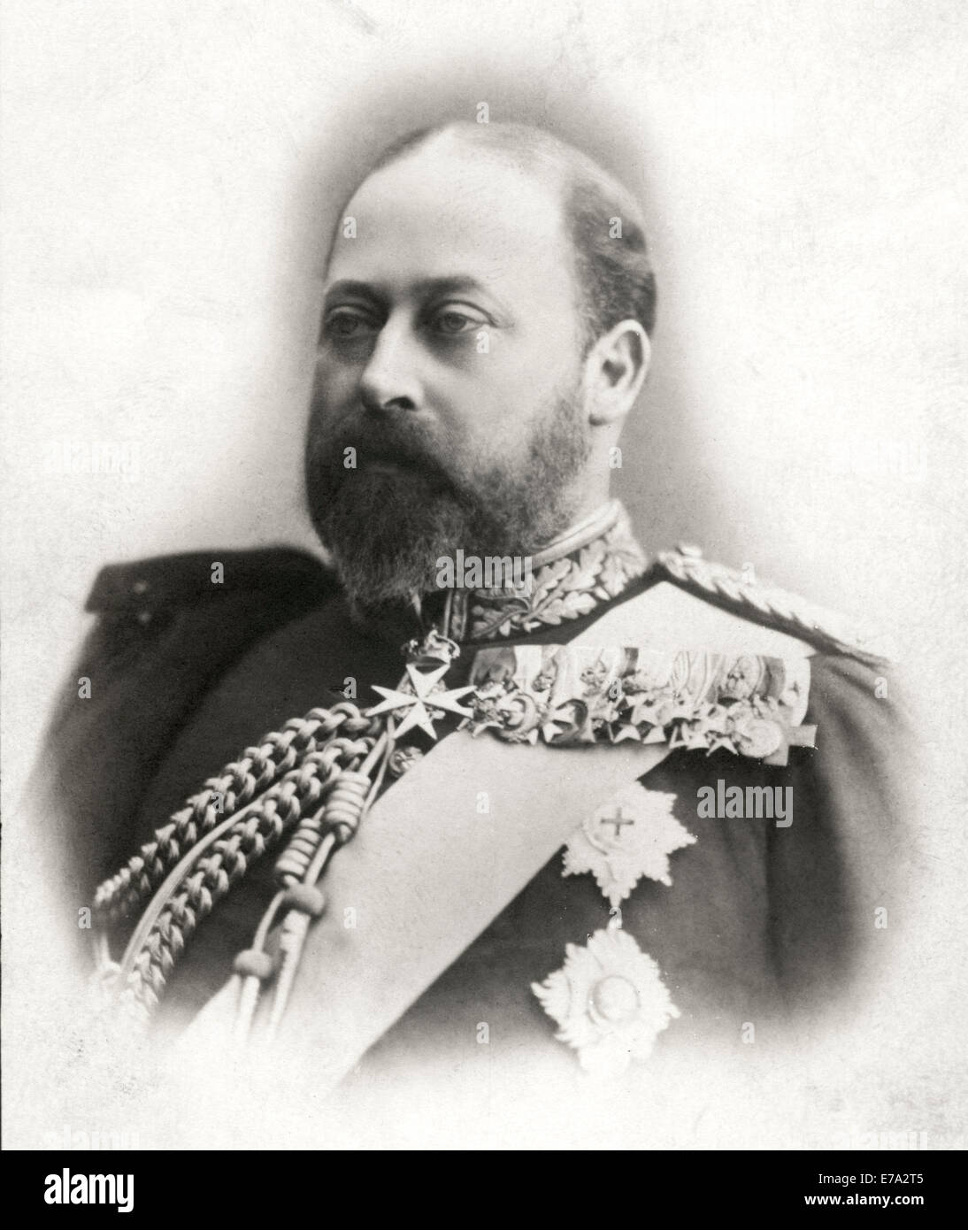 Edward VII (1841-1910), re d'Inghilterra 1901-10, ritratto come il Principe di Galles, circa 1890 Foto Stock