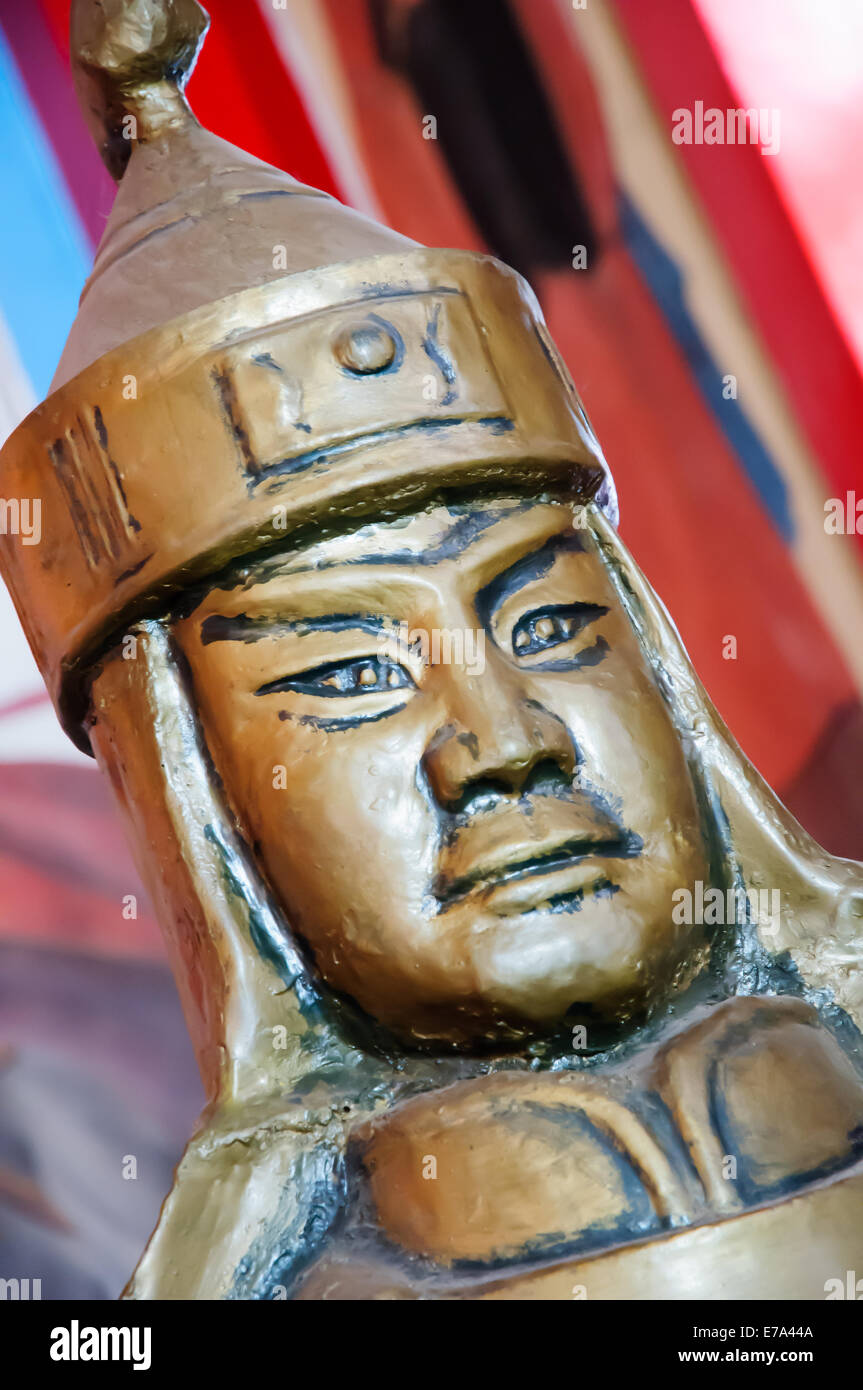 Statua di antichi cinesi soldato Foto Stock