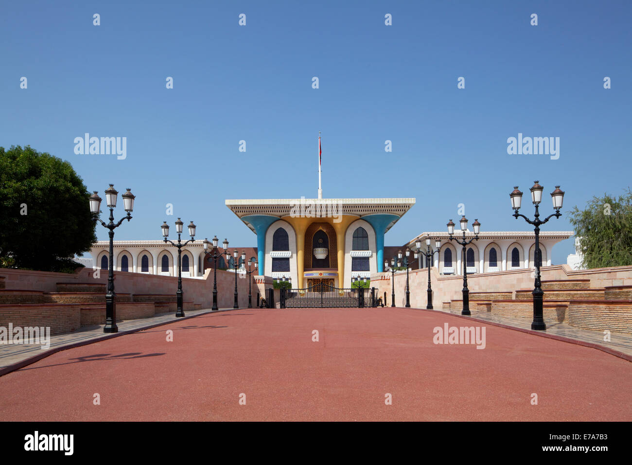 Al Alam Palazzo del Sultano, Muscat Oman Foto Stock