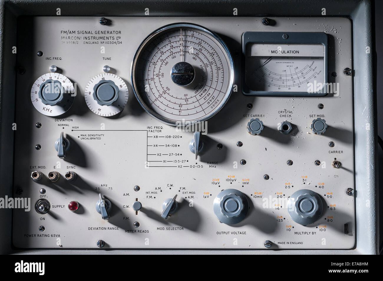 Marconi oscilloscopio,Karl Ferdinand Braun, un inventore tedesco, Fisico e premio Nobel,modular Foto Stock