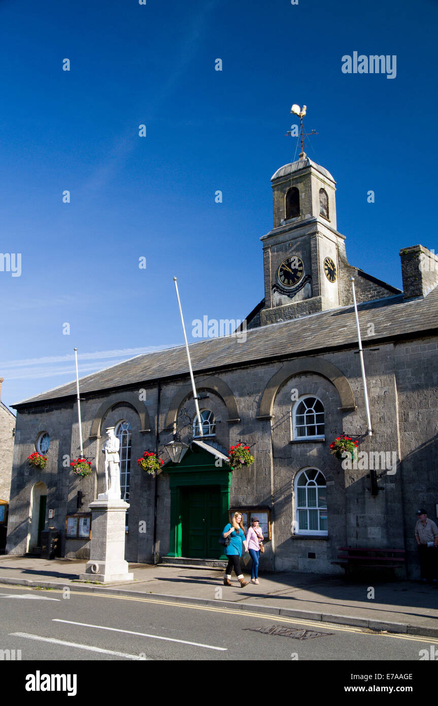 Il Municipio, Cowbridge, Vale of Glamorgan, South Wales, Regno Unito. Foto Stock