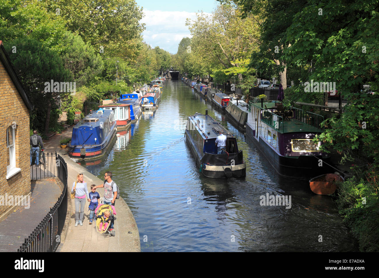 Regents Canal a "Piccola Venezia" a Londra Foto Stock