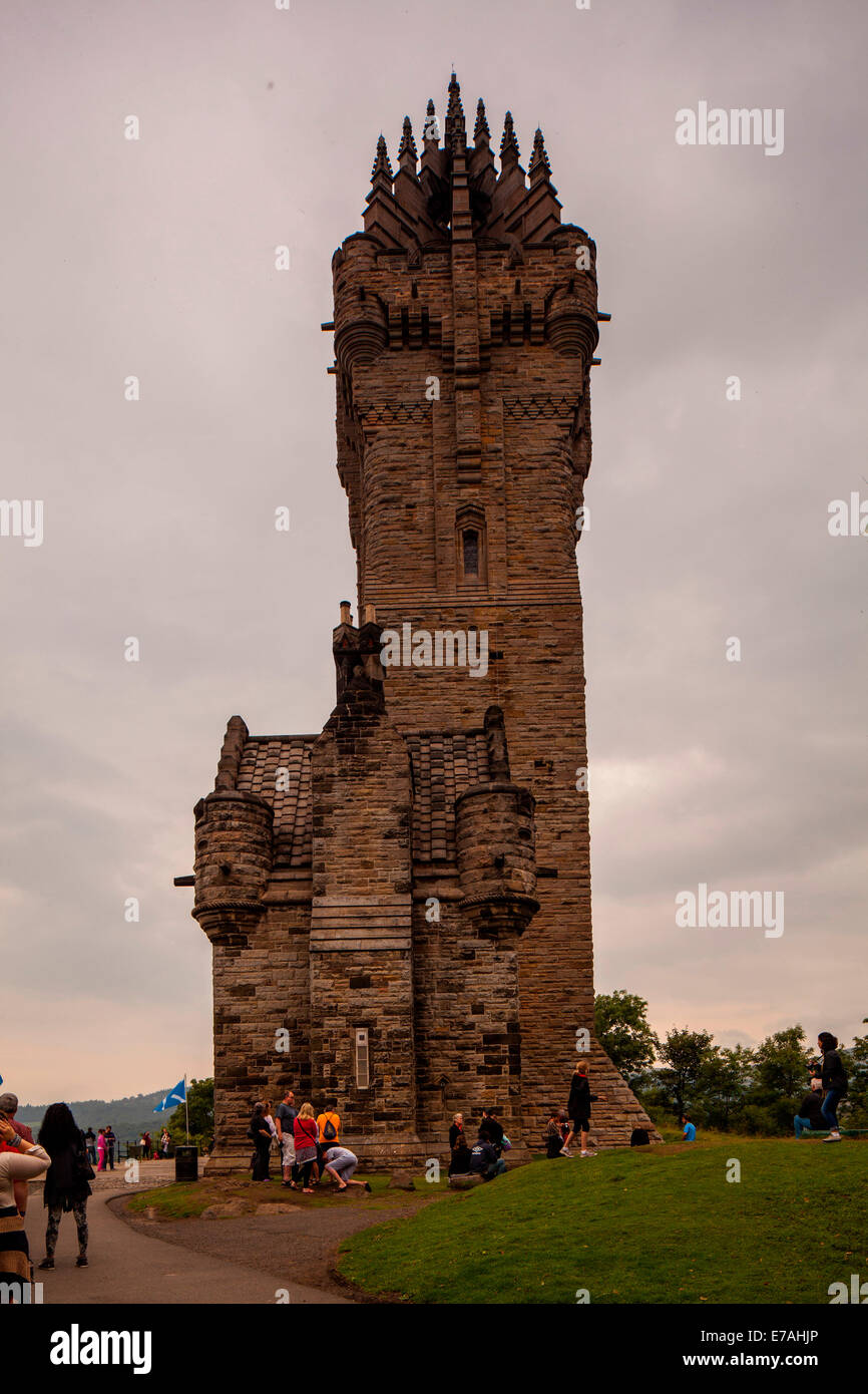 Wallace Monument, Stirling, Scozia, Regno Unito Foto Stock