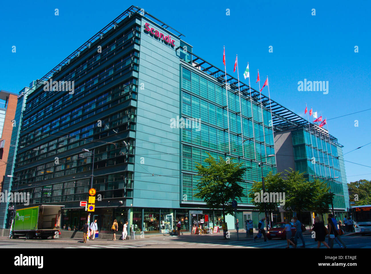 Scandic Hotel Kamppi, centro di Helsinki, Finlandia, Europa Foto Stock