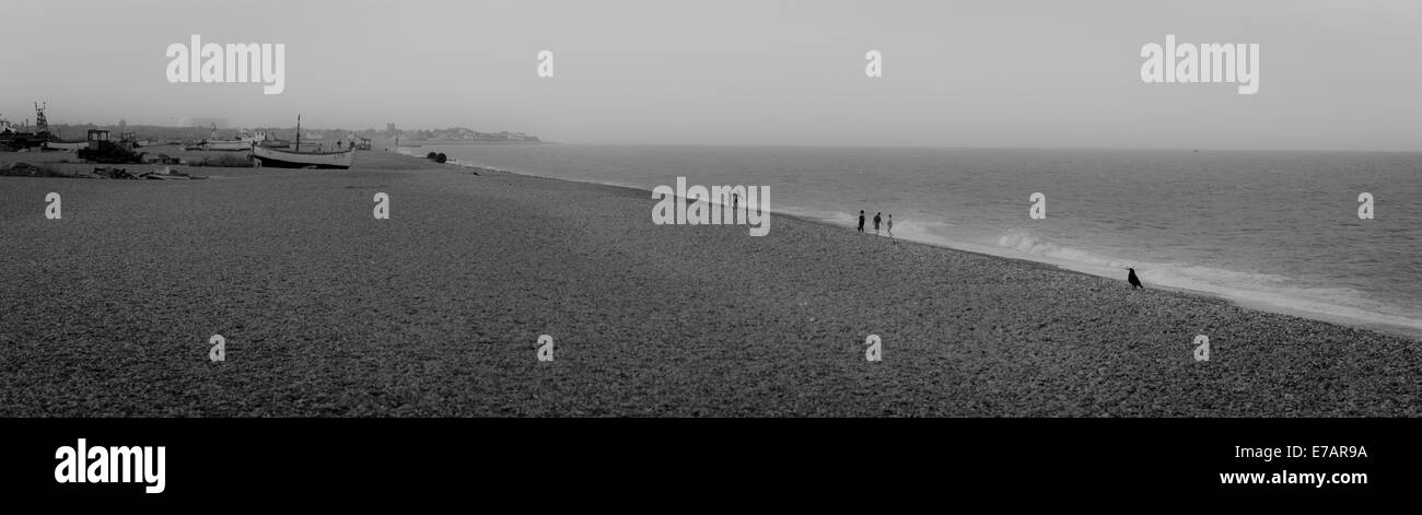 Spiaggia di Aldeburgh, Suffolk. Foto Stock