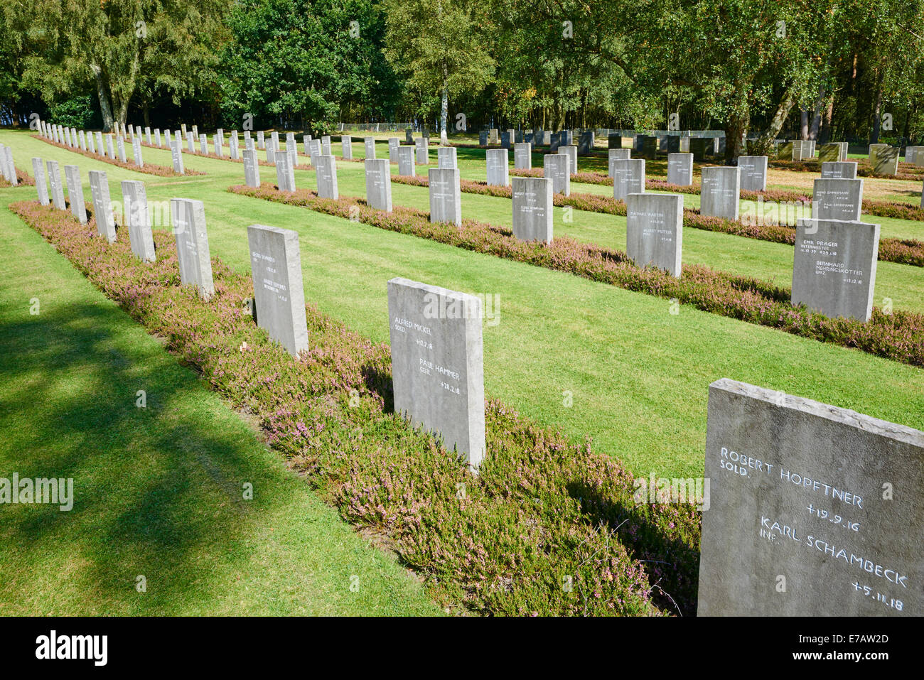 Cannock Chase cimitero militare tedesco Cannock Staffordshire REGNO UNITO Foto Stock