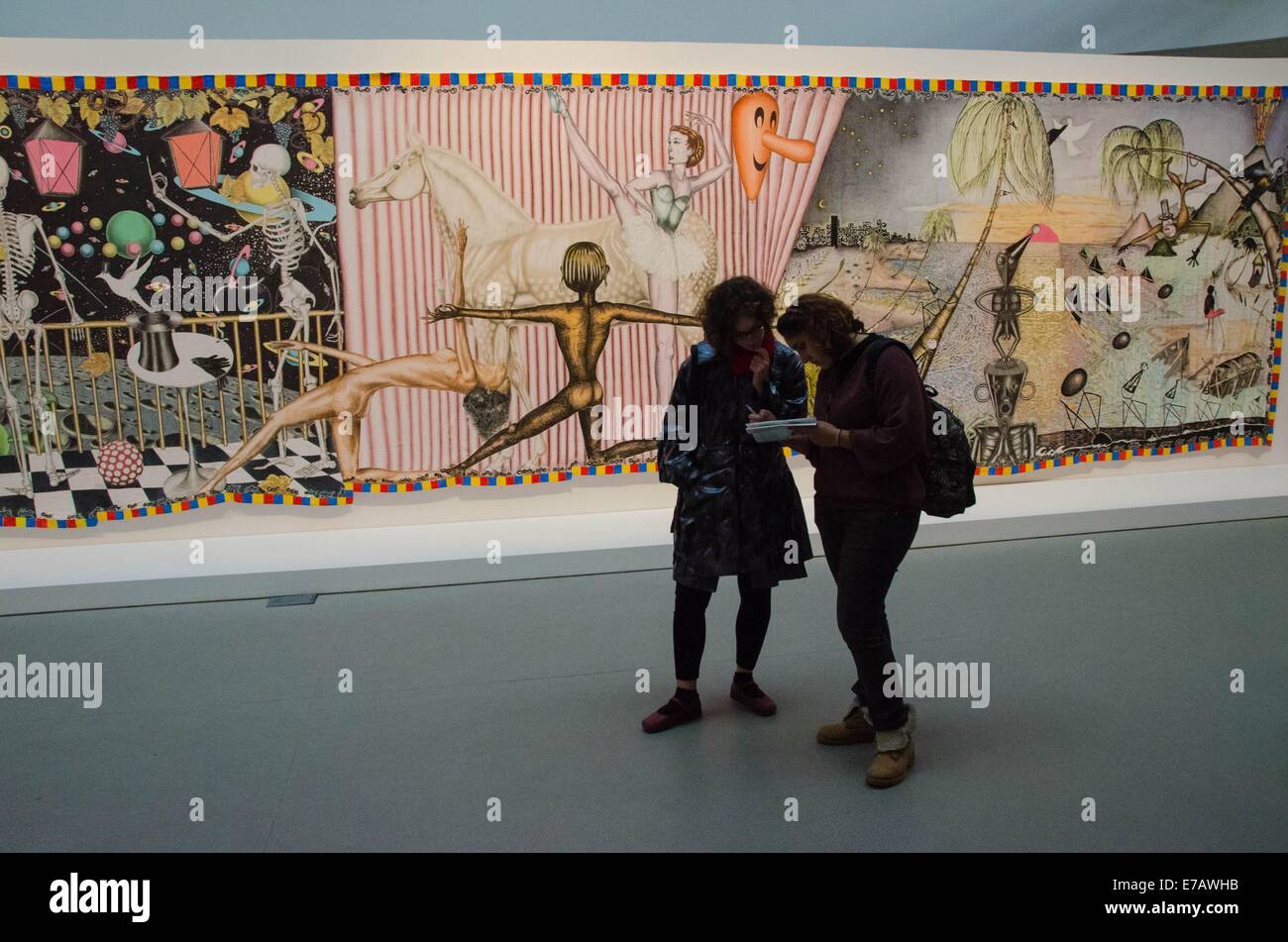 Biennale di Venezia 55ª Esposizione Internazionale d'arte del Palazzo enciclopedica a Giardini e Arsenale c Foto Stock