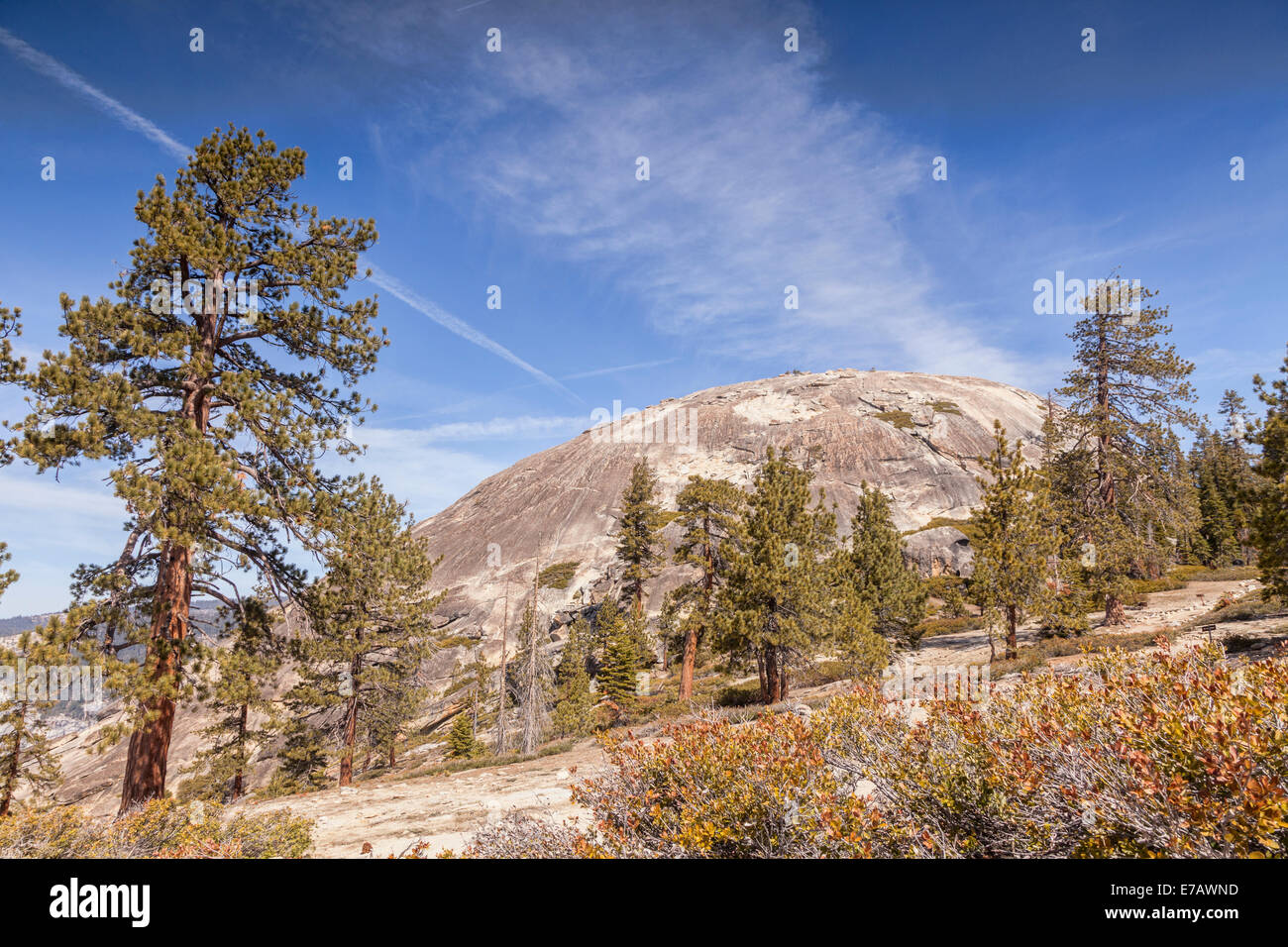 Sentinel Dome, il Parco Nazionale di Yosemite in California. Foto Stock