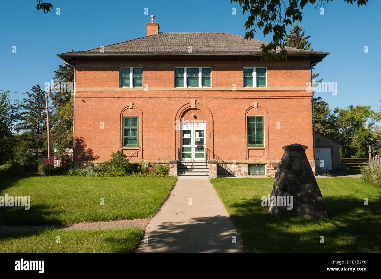 Elk203-5515 Canada, Alberta, Edmonton, Fort Saskatchewan Foto Stock
