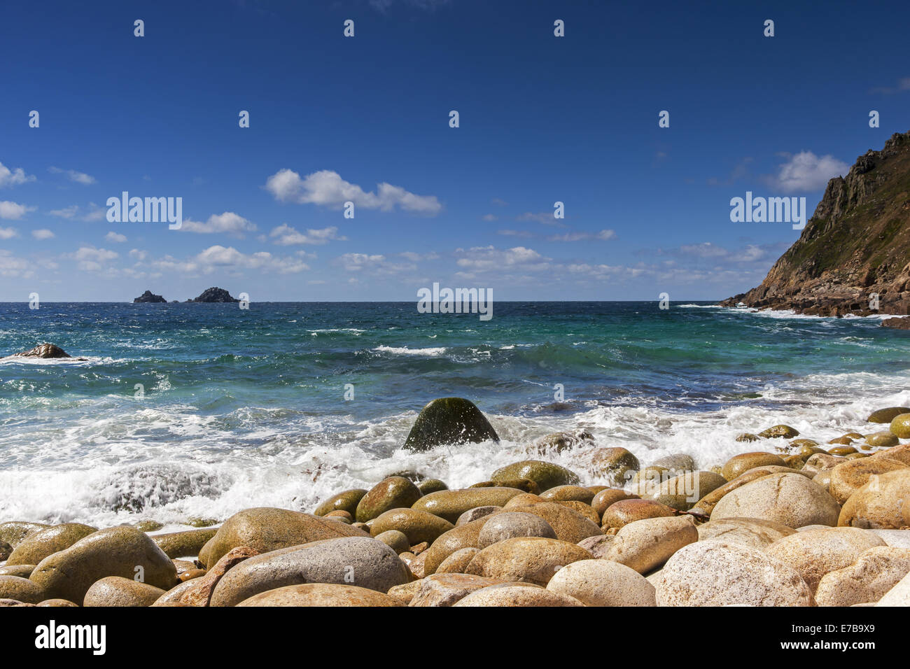 Porth Nanven, Cornwall Foto Stock