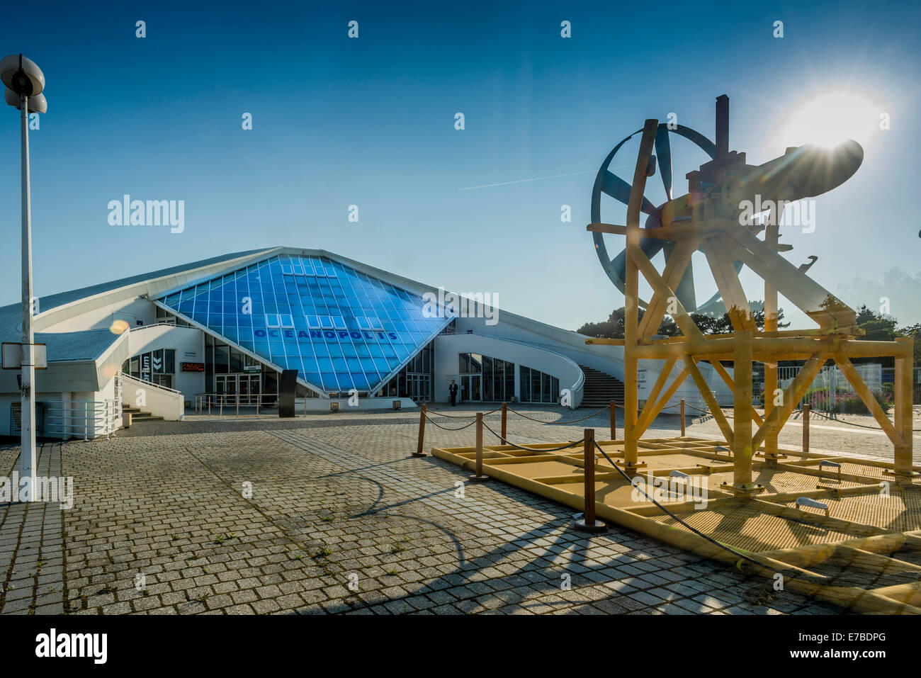 Oceanopolis, marine aquarium, il museo, Brest, Brittany, Francia Foto Stock