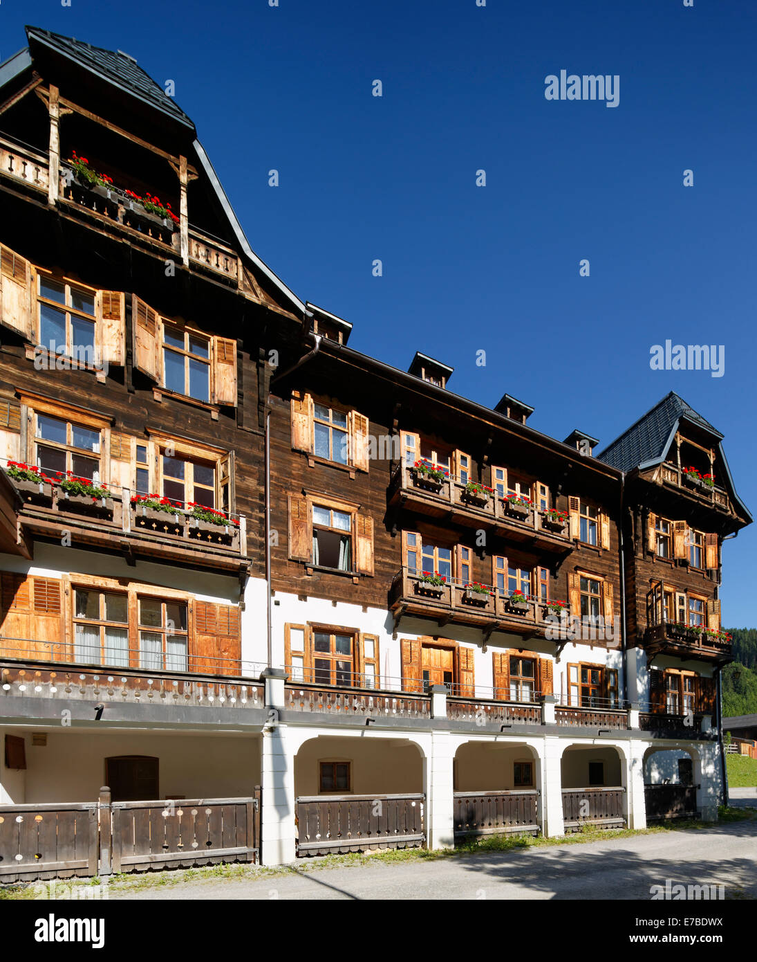 Hotel Madrisa, Gargellen, Montafon, Vorarlberg, Austria Foto Stock