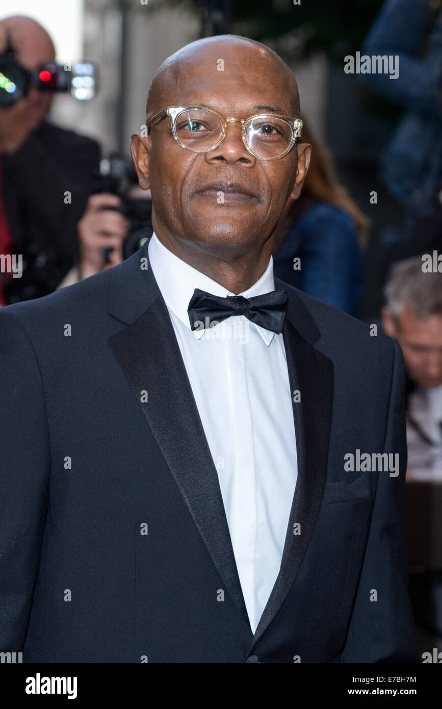 Samuel L. Jackson arriva al GQ Men of the Year Awards su 02/09/2014 at Royal Opera House, Londra. Persone nella foto: Samuel L. Jackson, Samuel Jackson. Foto di Julie Edwards Foto Stock