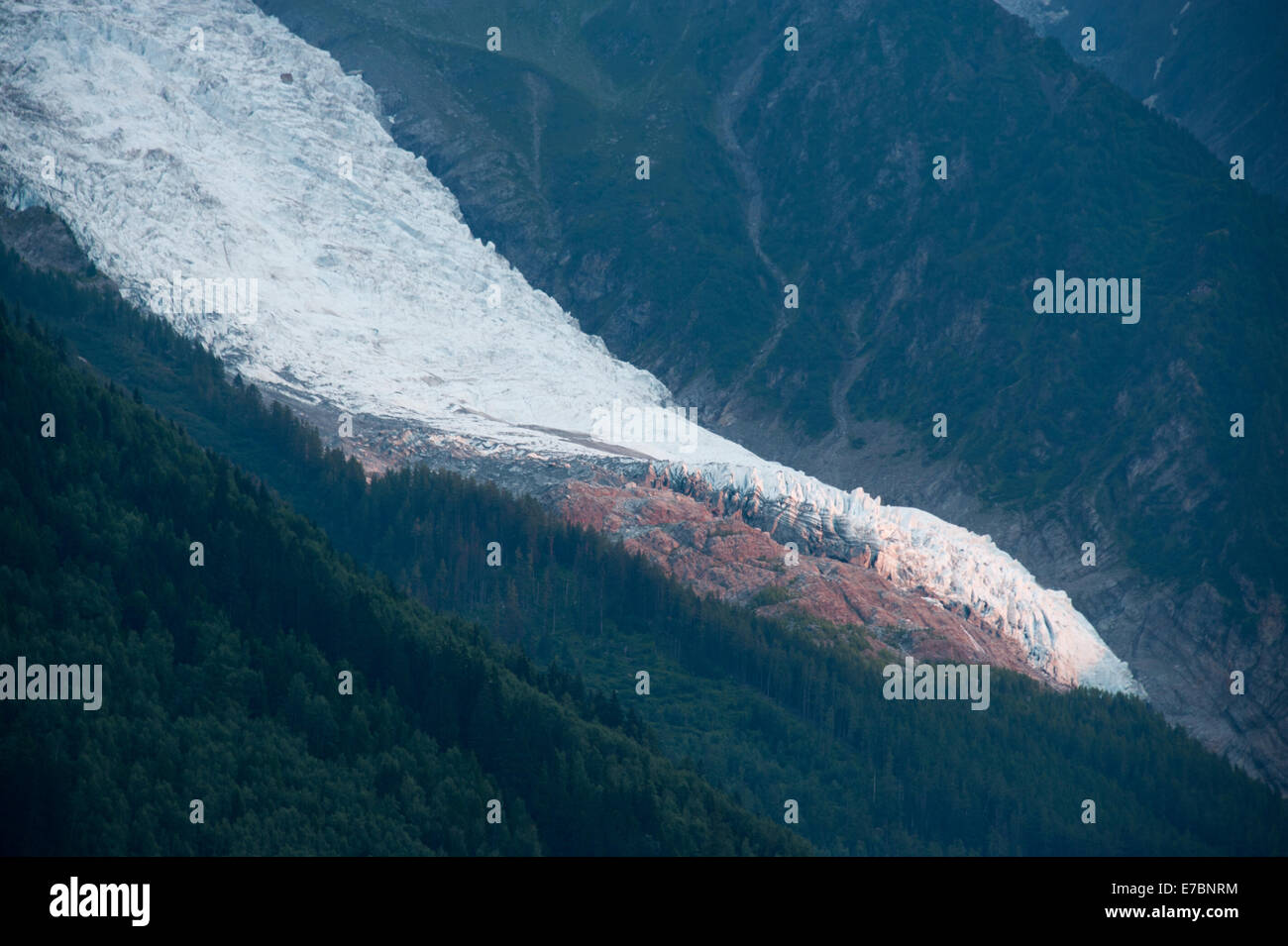 Glacier des bossons, Chamonix, Francia Foto Stock