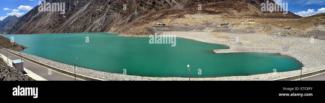Satpara Lake, Gilgit Baltistan, Pakistan Foto Stock