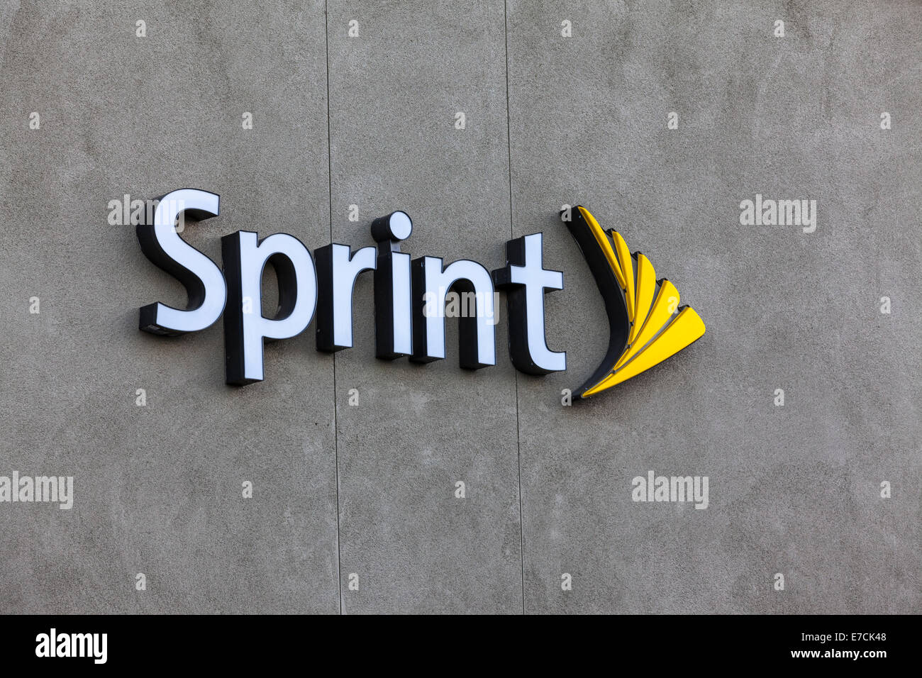 Un negozio Sprint in Modesto California Foto Stock