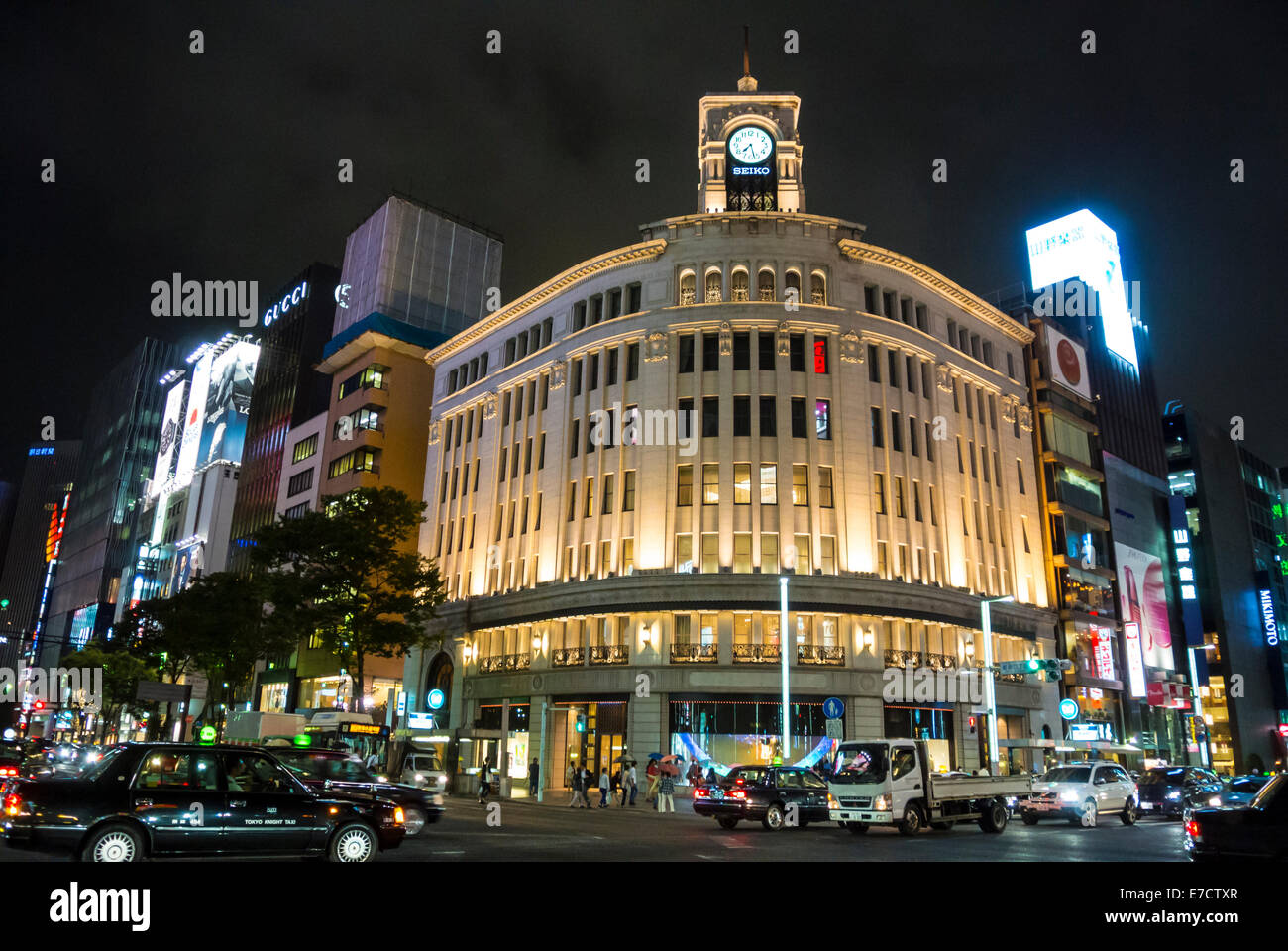 Mitsukoshi department store Ginza Tokyo Foto Stock