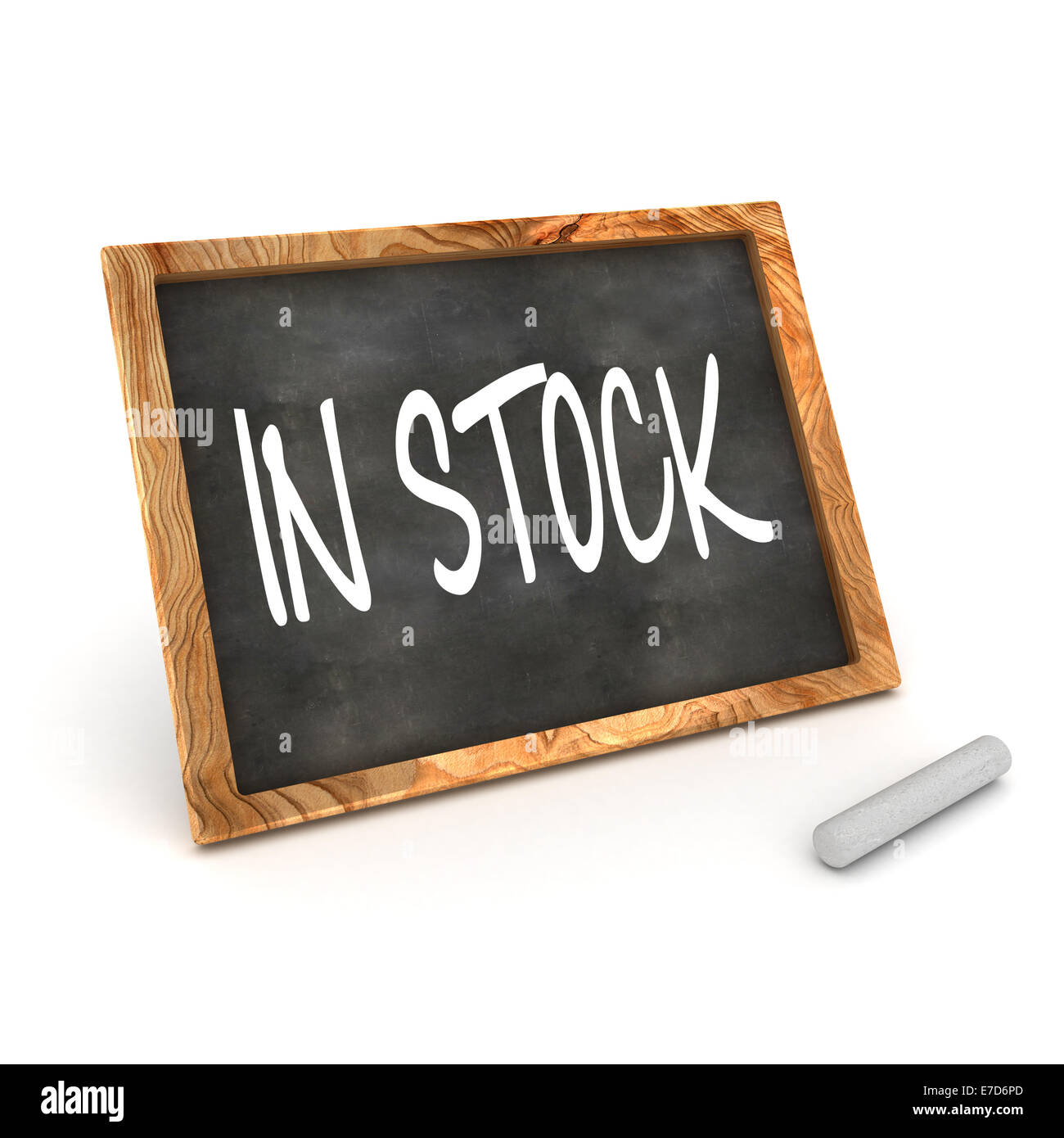 Un colorato 3D Rendering nel concetto di stock di Blackboard illustrazione Foto Stock