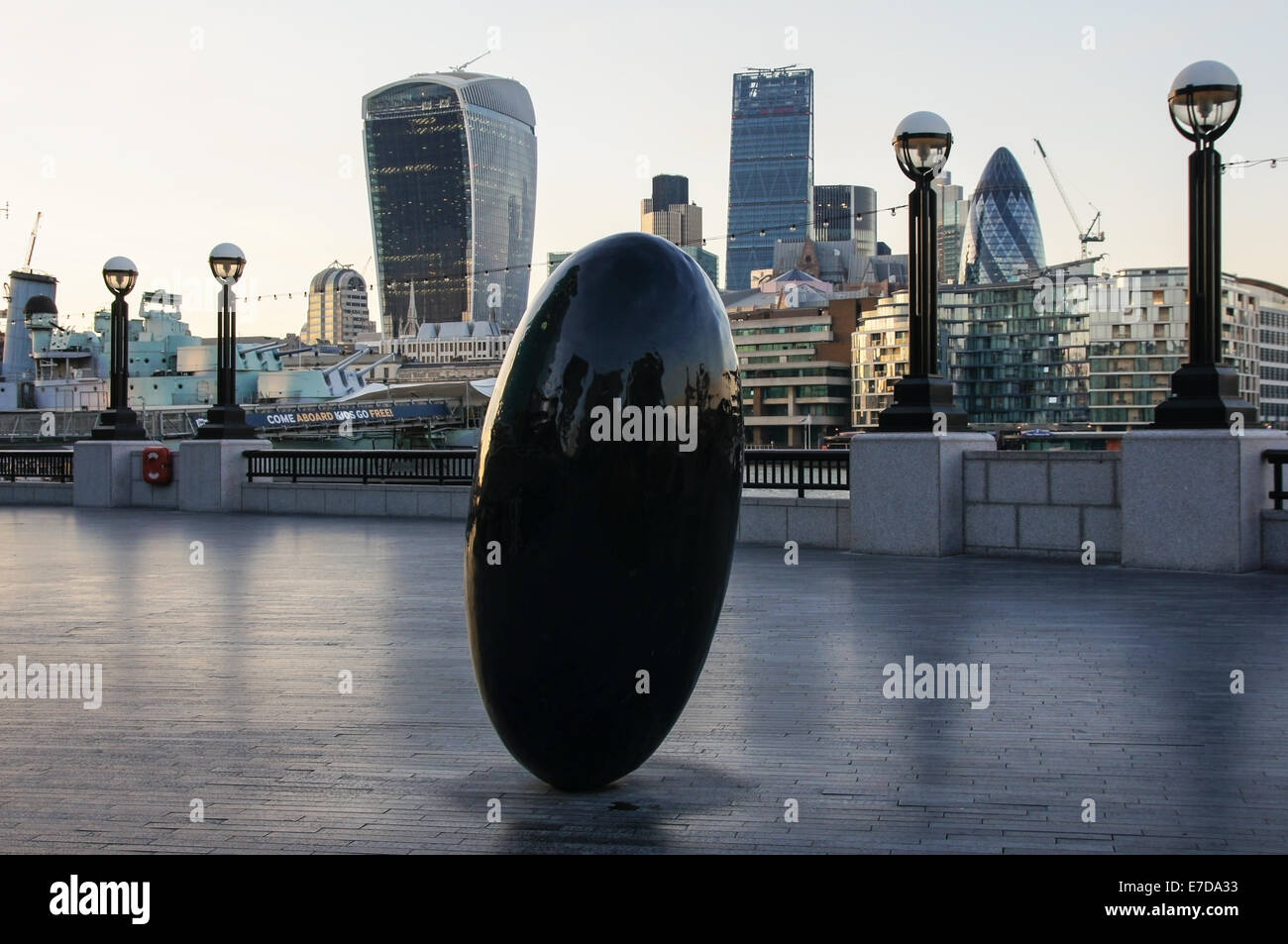 Vista della città di Londra al tramonto, Londra England Regno Unito Regno Unito Foto Stock