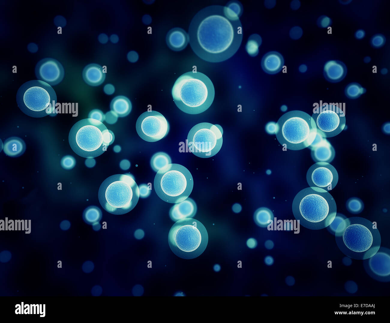 Celle - Scienza e medico di fondo Foto Stock