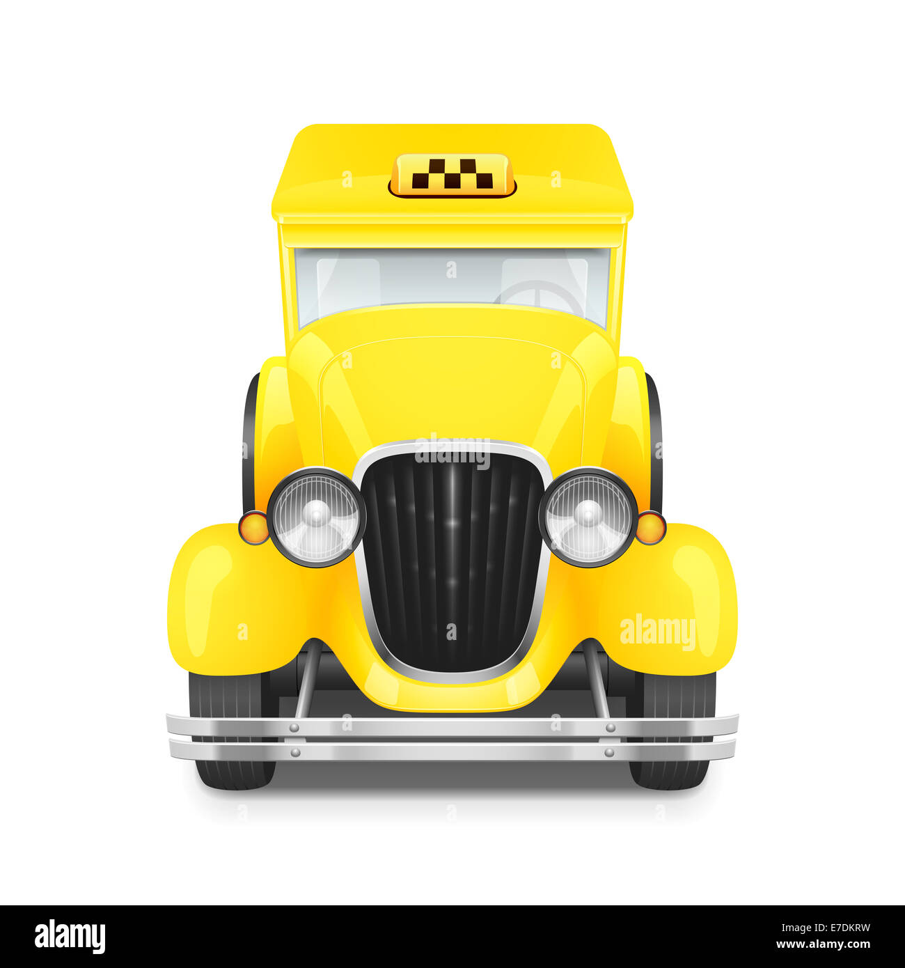 Icona dell'automobile retrò Foto Stock