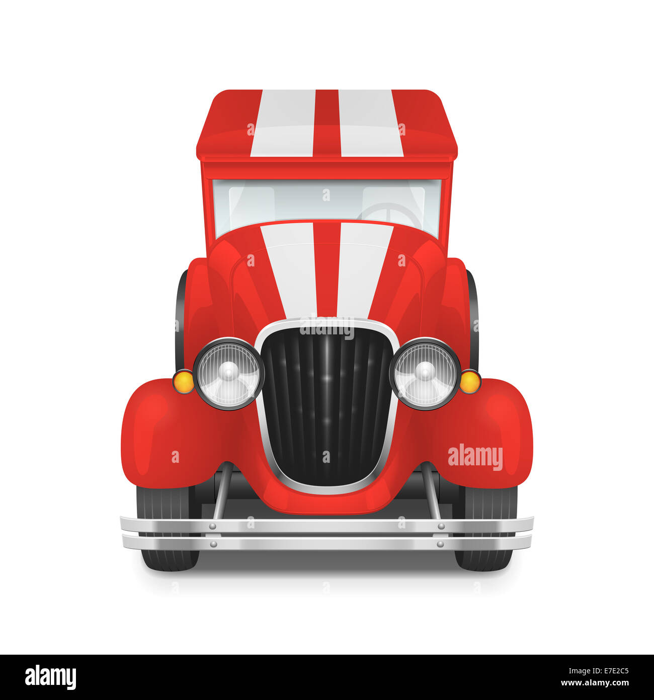 Icona dell'automobile retrò Foto Stock