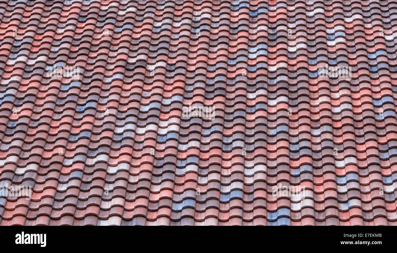 Multicolore di tegola di sfondo del modello Foto Stock