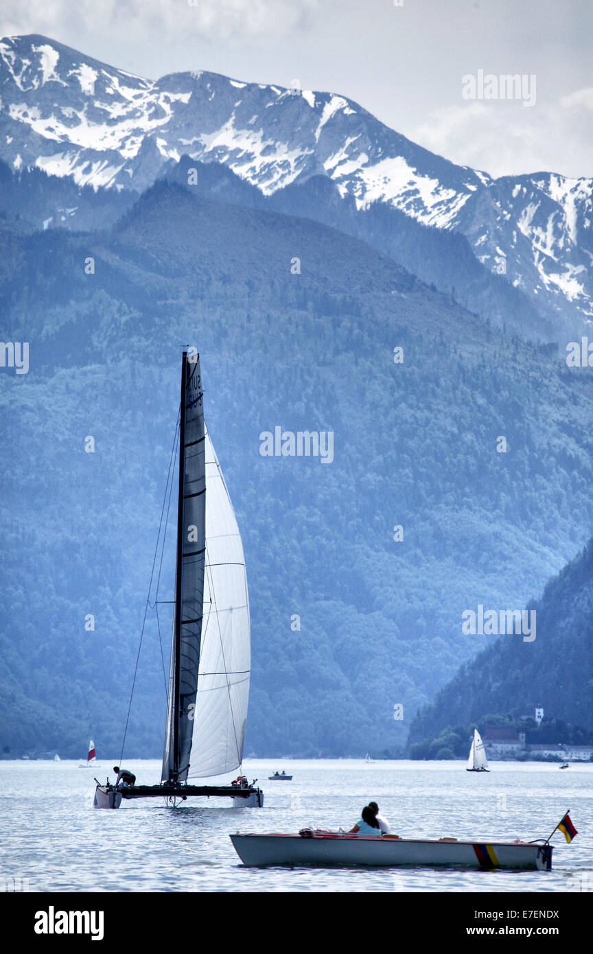 Il GC32 è un progetto per il futuro grande tazza di circuito automobilistico, Austria Cup, lago Traunsee, Gmunden (Austria). Giorno2. Foto Stock